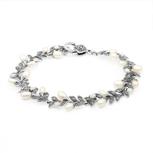 Freshwater pearl Silver Bracelet 9641LO
