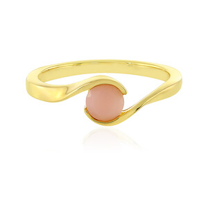 Zilveren ring met een roze opaal 9660RA