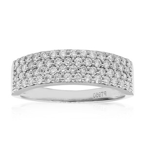 SI2 (G) Diamond Platinium Ring 9690AN