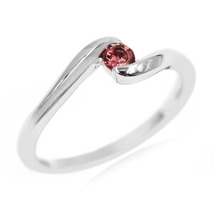 Pink Tourmaline Silver Ring 9738WE