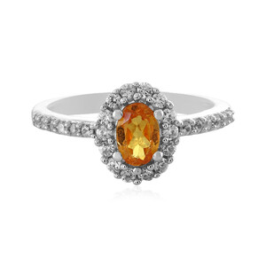 Spessartite Silver Ring 9794PS