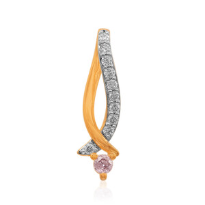 18K I3 Argyle Pink Diamond Gold Pendant (Mark Tremonti) 9886IN