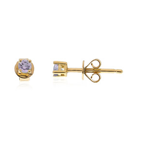 Purpur-Saphir-Goldohrringe 9964MF